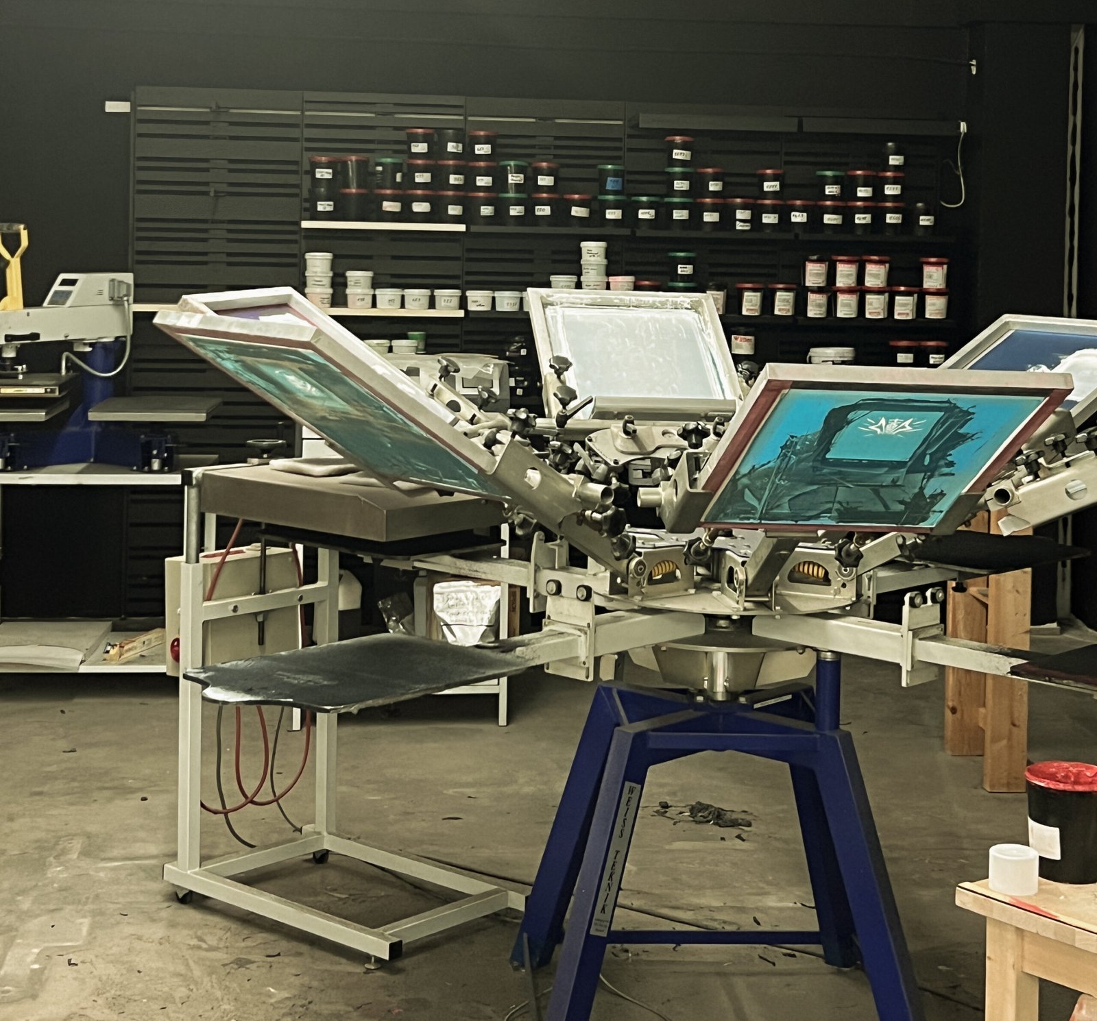 Siebdruck Produktion IDENT Factory